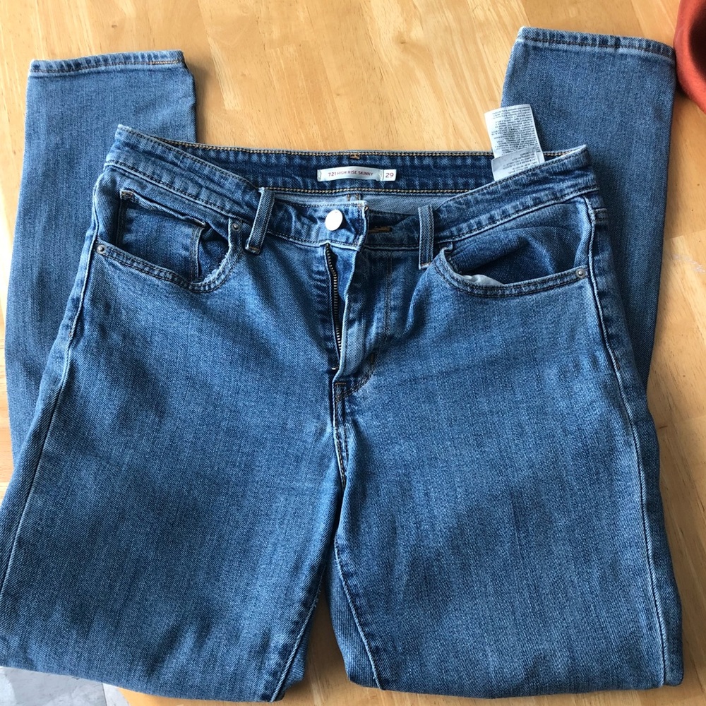 Levi 721 high rise skinny